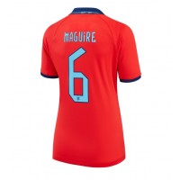Echipament fotbal Anglia Harry Maguire #6 Tricou Deplasare Mondial 2022 pentru femei maneca scurta